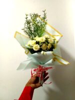 Gift A Bouquet Of White Roses, A Symbol of Purity Forever Valentine’s Day, Roses Forever for Women 10 White Roses - Image 2