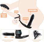 Sex toy: Vibrator for Men with 10 Vibrations for Men Shock Function Prostate Stimulation Prostate Vibration with Cock Ring