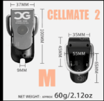 APP Controlled Cellmate 2 Smart Male Chastity Device Cock Cage - Image 6