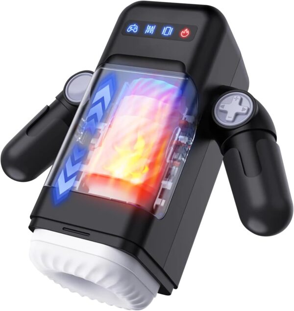 Thrusting Male Masturbator Sex Toys for Men with 2 Heating Levels  Automatic Male Masturbation Cup