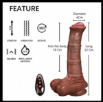 Thrusting Horse Silicone Dildo With Remote - Buy Dildo Online in Sri Lanka