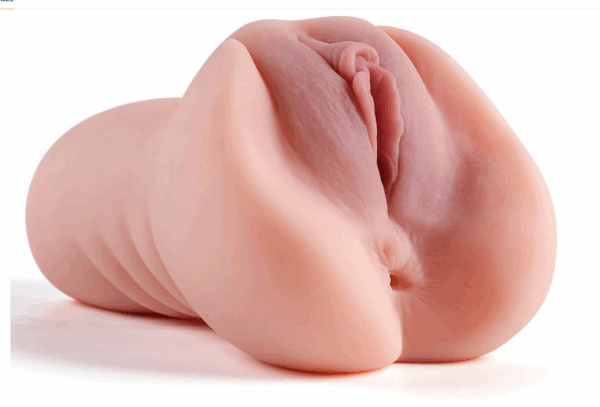 2 in 1 Male Masturbator with Realistic  Vagina and Tight Anus
