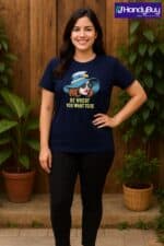 Ladies Baggy Printed T-shirt