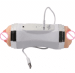 2 in 1 Double cup Vibrate Masturbation sex toy - Image 4