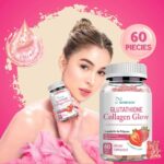 Nature Glow Glutathione Collagen Glow Dietary Supplement Strawberry Flavor 60 Organic Gummies - Image 2