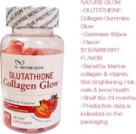 Nature Glow Glutathione Collagen Glow Dietary Supplement Strawberry Flavor 60 Organic Gummies - Image 3