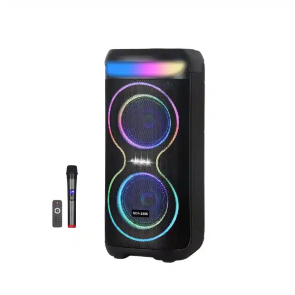 NDR-1806 Dual 6.5″ x2 Wireless Karaoke Speaker (Copy)