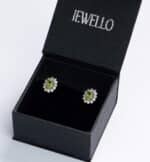 925 Silver Natural Peridot And Cubic Zirconia Womens Earring - Jewello - Earrings And Piercing - Image 4