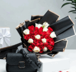 Luxury Rose & Handbag Gift Set