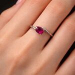 925 Silver Rdolite Garnet Mounted Womens Ring - jewello - Rings - Image 2