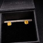925 Silver Citrine Stone Mounted Womens Stud Earring - jewello - Earrings and Piercing - Image 3