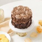 Rosette Splendor Chocolate Mini Cake - Image 3