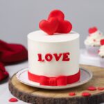 Valentines Heartfelt Red Velvet Cake - Image 2