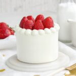 Velvety Strawberry Delight Cake - 500g - Image 5