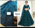 Ethereal Chain-Work Net Lehnga Choli Set with Jalar Border - Image 9